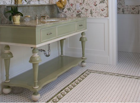 Washstand Installed